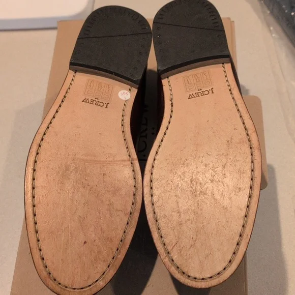 J Crew Factory Men's Penny loafers BS114 Size 10 Whiskey Brown - Picture 8 of 12